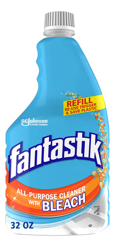 Fantastik Limpiador Multiusos Con Leja, Botella De Recarga,