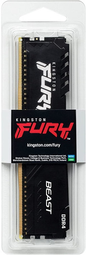 Imagen 6 de 6 de Memoria Ram Ddr4 16gb 3200mhz Kingston Fury Beast