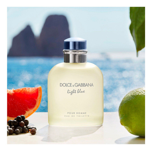 Imagen 3 de 8 de Perfume Para Caballero Dolce & Gabanna Light Blue 200ml
