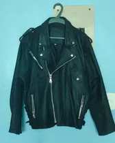 Comprar Chaqueta Cuero Chompa Rock\u002Fpunk\u002Fgoth Talla 36 Buen Estado