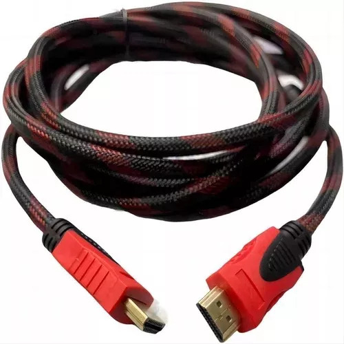 Cable Hdmi 3 Metros V1.4 Full Hd Led Dvd Smart Tv 2 Filtros
