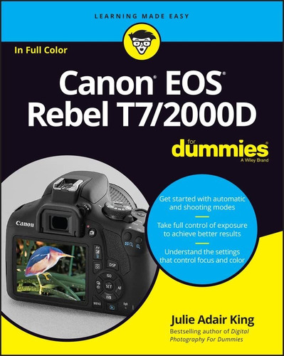 Book : Canon Eos Rebel T7/2000d For Dummies (for Dummies...