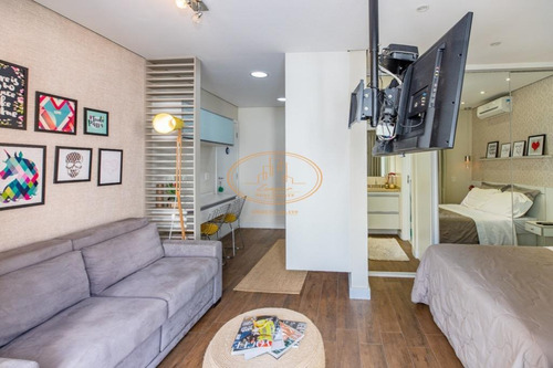 Apartamento Com 1 Dormitório(s) Localizado(a) No Bairro Brooklin Em São Paulo / São Paulo - 18802:927645