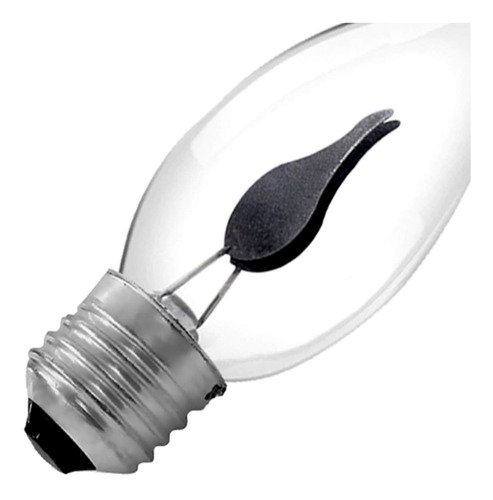 Imagem 3 de 7 de 5 Lâmpada Vela Chama Decorativa 3w 110v E27 Neon Flicker