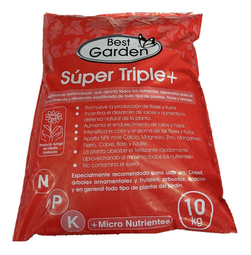 Best Garden Fertilizante Super Triple+ 10 Kg