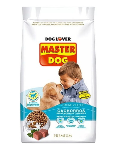 Master Dog Cachorro Carne Y Leche 18 K