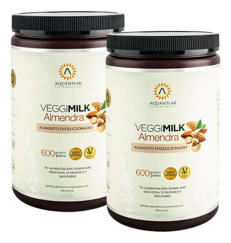 Veggi Milk Almendra / Leche Vegetal Vegana 2x600gr.