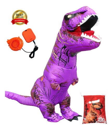 Disfraz Inflable De Dinosaurio Para Halloween, Cosplay, Disfraz Para Adultos 150-195cm