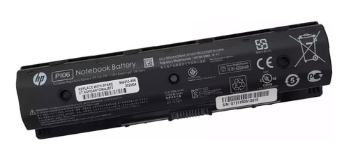 Batería Hp Pi06 Envy 15-j000 710416-001