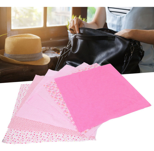Tela De Algodón Suave Con Estampado Floral, 7 Piezas