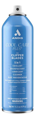 Andis Cool Care Spray Desifectante Cabello 5 En 1 Profesional 439g