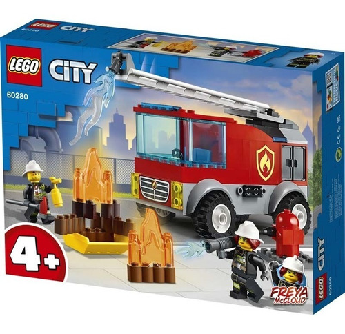 Lego City Camión De Bomberos Con Escalera