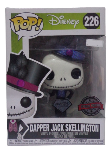 Dapper Jack Skellington Diamond Funko Pop! Disney 226