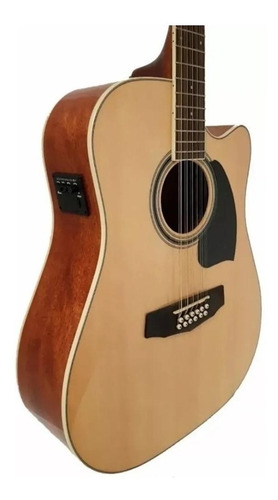 Guitarra acústica Ibanez PF PF1512 abeto natural high gloss