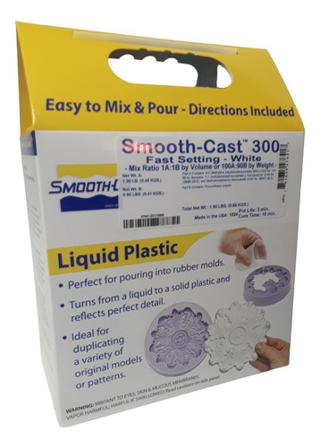 Smooth On Cast Sc 300 Resina De Poliuretano Kit 860 Grs