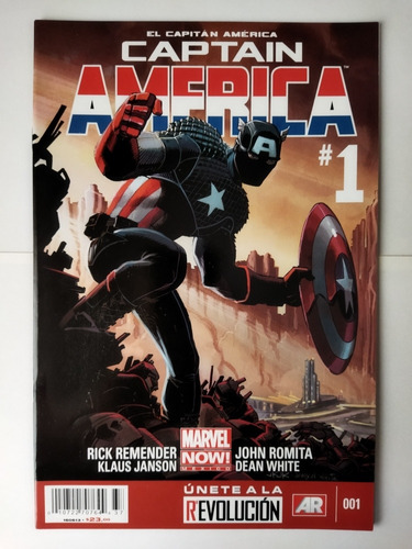 Captain America #1 | Marvel Cómics México | Marvel Now! | Ar