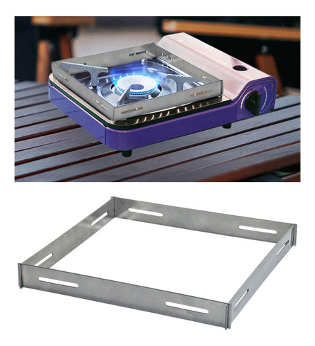 Mini Estufa Protector Contra El Viento Soporte De Estufa