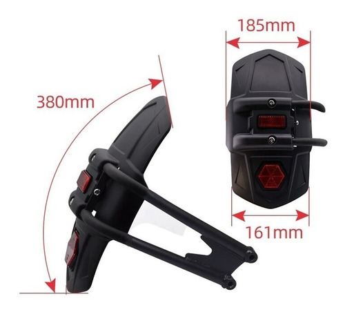 Imagen 4 de 10 de Salpicadera Ktm Duke 390 200 '17-'18 Lodera Guardafango