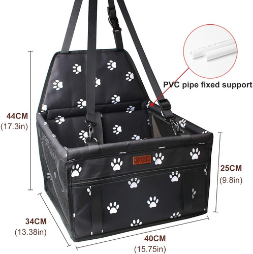Bygd Pet Dog Booster Seat, With Upgrade Support Rod, Breatha