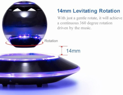 Infinity Orb Levitating Altavoz Bluetooth Magnético Inalámbr