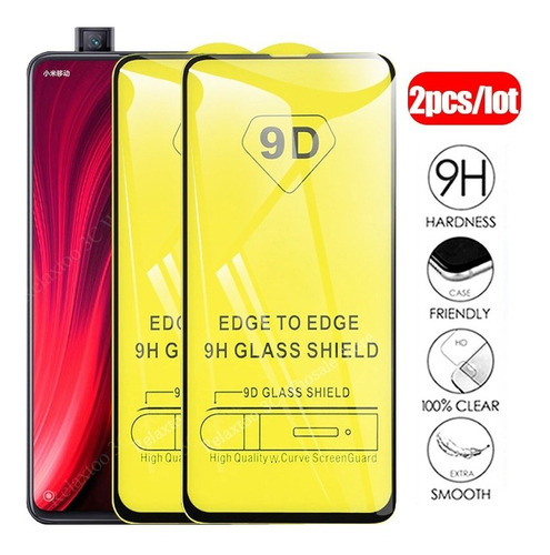 Vidrio  Protector D9 Note9  Xiaomi