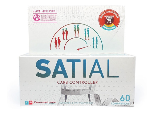Satial Carb Controller Control De Calorías 60 Comprimidos