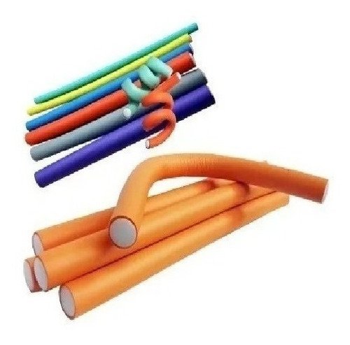 Flexi Roll Para Cabello 12 Rulos Tubos Flexibles Env Gratis (Usado)