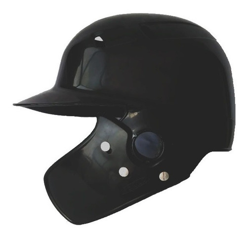 Casco Negro 7 3/8- 7 1/2 Bateador Derecho Con Protector Cara