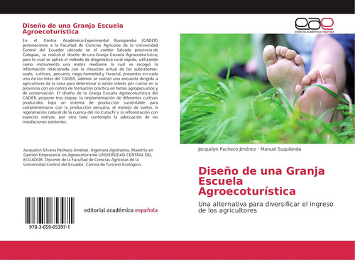 Libro: Diseño De Una Granja Escuela Agroecoturística: Una Al