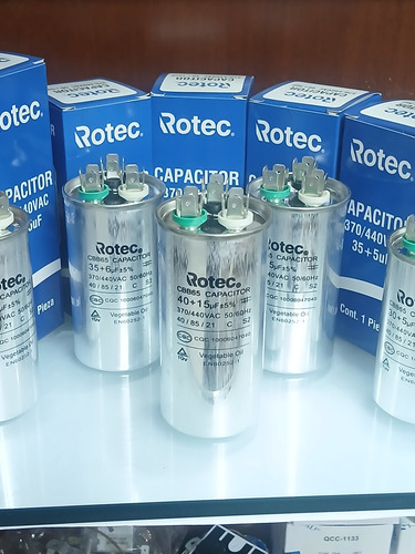 Capacitor 40+15mf Aire Acondicionado