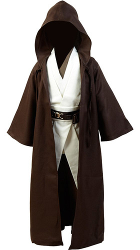 Cosplaysky Traje De Ninos Para Jedi Disfraz Tunica Con Cap