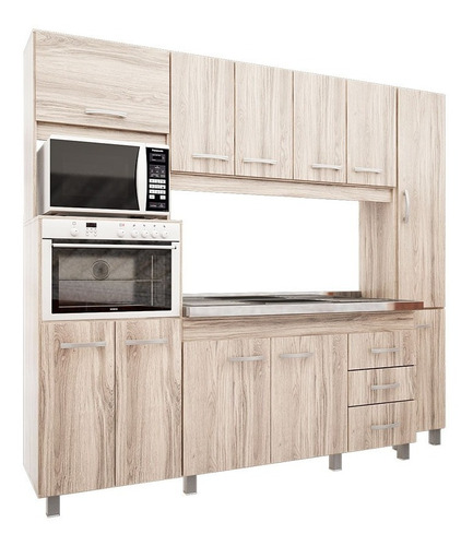 Kit Cocina Orlandi 327 2.16x1.93 Abedul