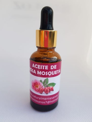 Aceite De Rosa Mosqueta 100% Puro, 30 Ml