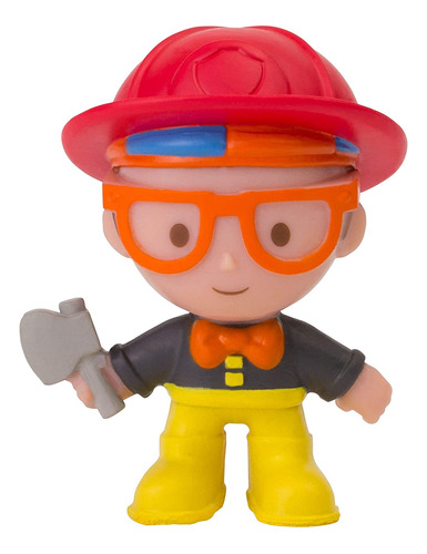 Blippi Mini Heroes Squishy Mystery - Paquete De 6 Figuras De