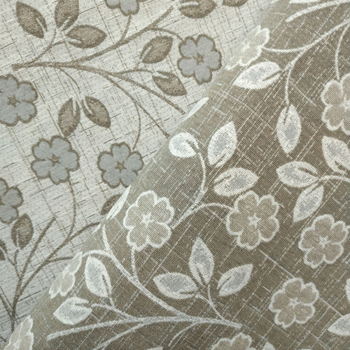 Tecido Jacquard Victoria Floral Crú/fendi