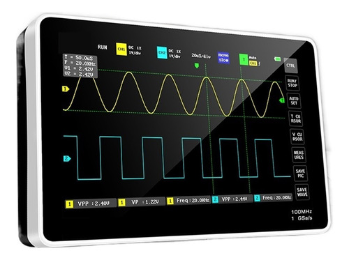 Osciloscopio De Tableta Digital 1013d Canal Dual 100m Ancho