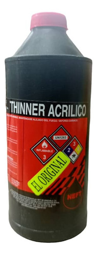 Thinner Acrílico De Litro Marca Neft