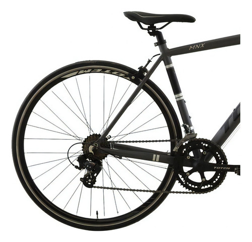 Bicicleta ruta Totem T21B414 MNX R700 S 14v frenos caliper cambios Shimano Tourney A070 color gris grafito