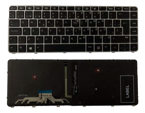 Teclado Para Hp Elitebook 1040 G3 Con Iluminación 844423-001