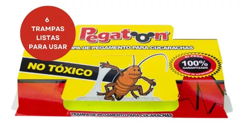 Trampa Para Cucarachas Sin Insecticida Poderoso Atrayente 6p