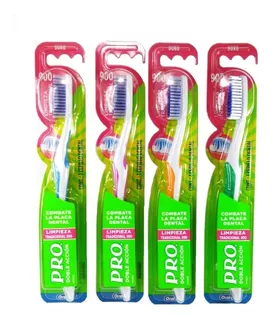 12 Cepillo Dental Doble Acción Pro Duro Oral B Con Envio