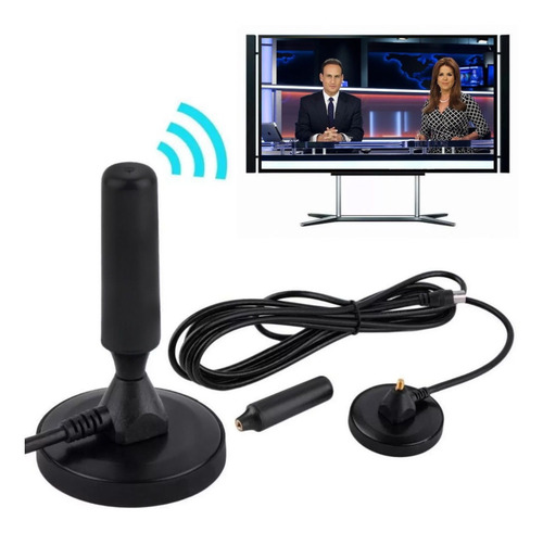 Antena Interior Para Television Isdbt Digital Base Iman Dimm