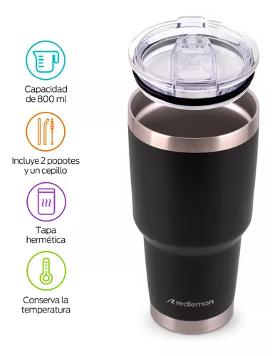 Vaso Térmico Acero Inoxidable Termo Café Conserva Temperatur