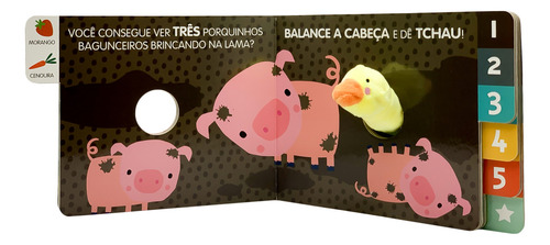 FOFURA - NÚMEROS NA FAZENDA, de Really Decent Books Ltd.. Fofura Editorial Girassol, capa dura em português, 2023