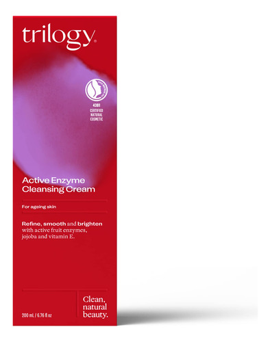 Trilogy Age Proof Active Enzyme Cleansing Cream, 6.8 Ounces