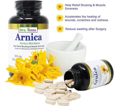 Arnica Calma Dolor Articulaciones Alivio Muscular Sin Sabor