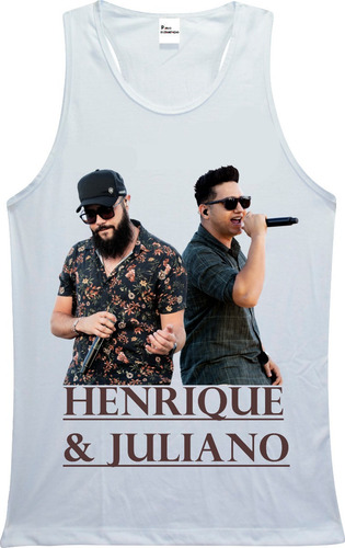 Imagem 7 de 8 de Camiseta, Baby Look, Regata Ou Almofada Henrique E Juliano 2