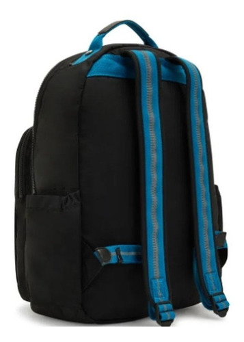 Imagem 2 de 5 de Mochila Escolar Grande Reforçada Seoul Kipling Nova Estampa