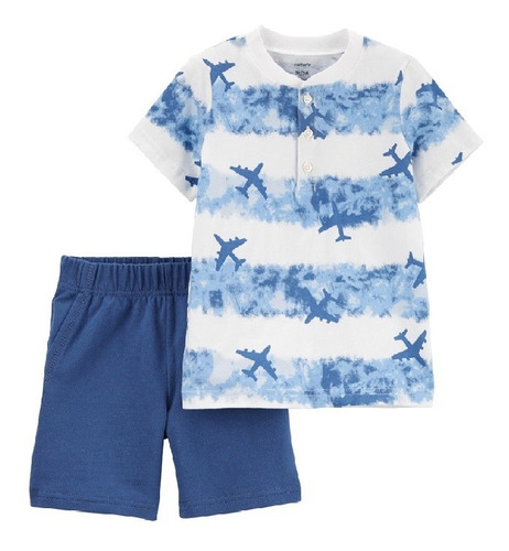 Set Carters Short Y Camisa Aviones 2m994410 Universo Binario