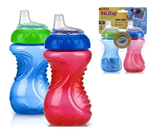 Juego De Vasos Entrenador Para Bebes Nuby Antiderrames